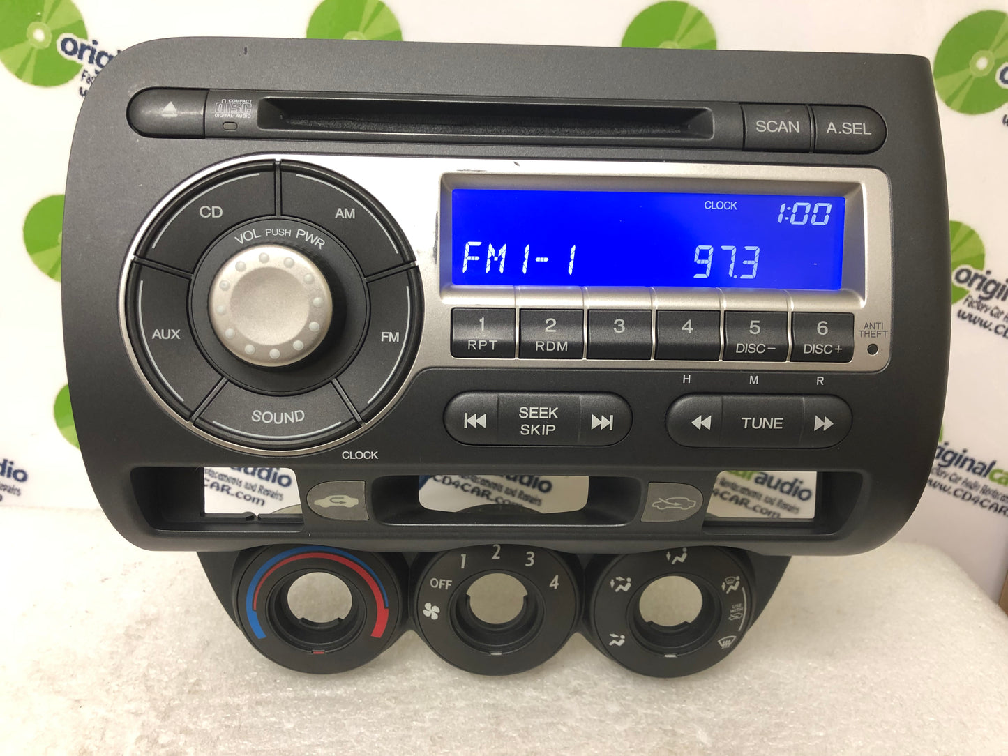 2007-2008 Honda Fit AM FM Radio CD Player