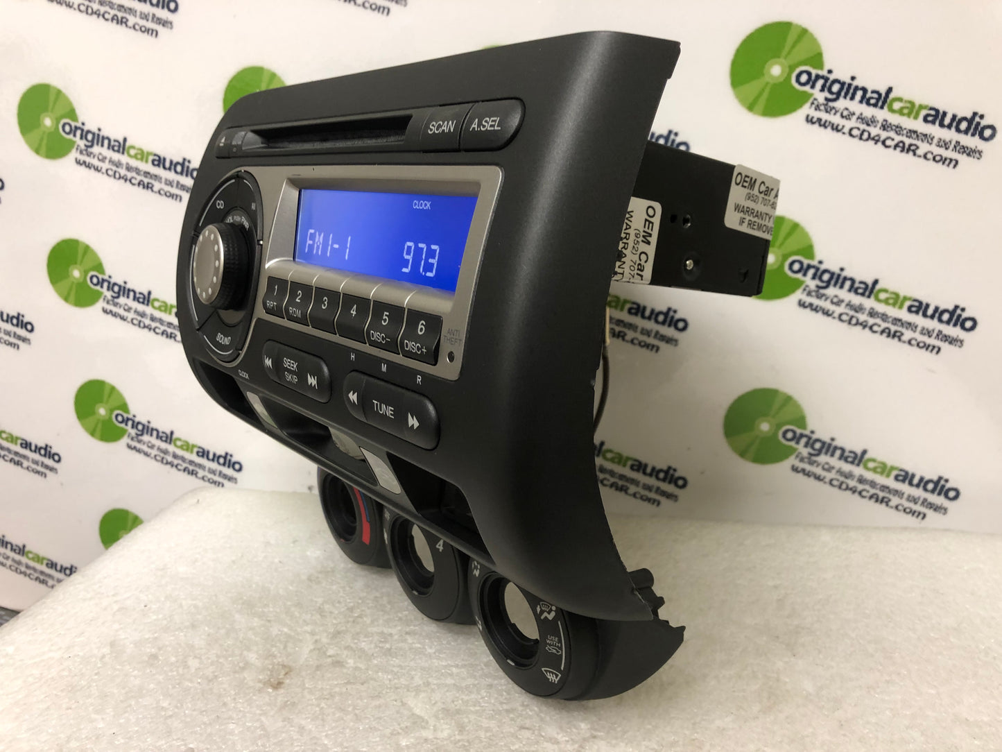 2007-2008 Honda Fit AM FM Radio CD Player