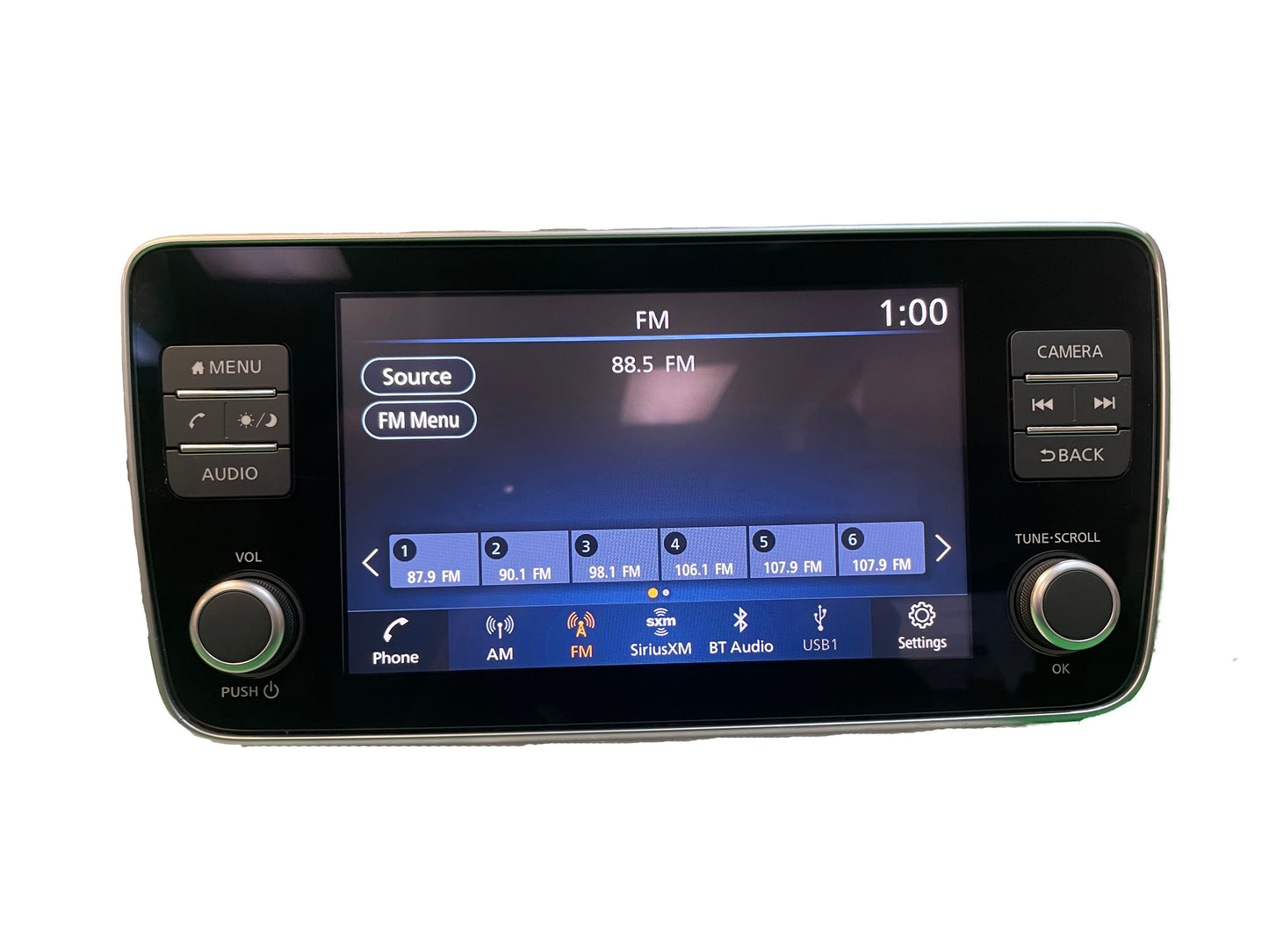 19-20 Nissan Leaf AM FM XM OEM Radio Receiver Non-Navigation Touch Screen Display