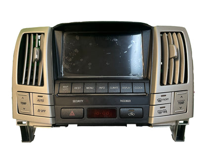 Reman 2004 Lexus RX330 OEM Navigation Back -Up Camera Display Screen Monitor