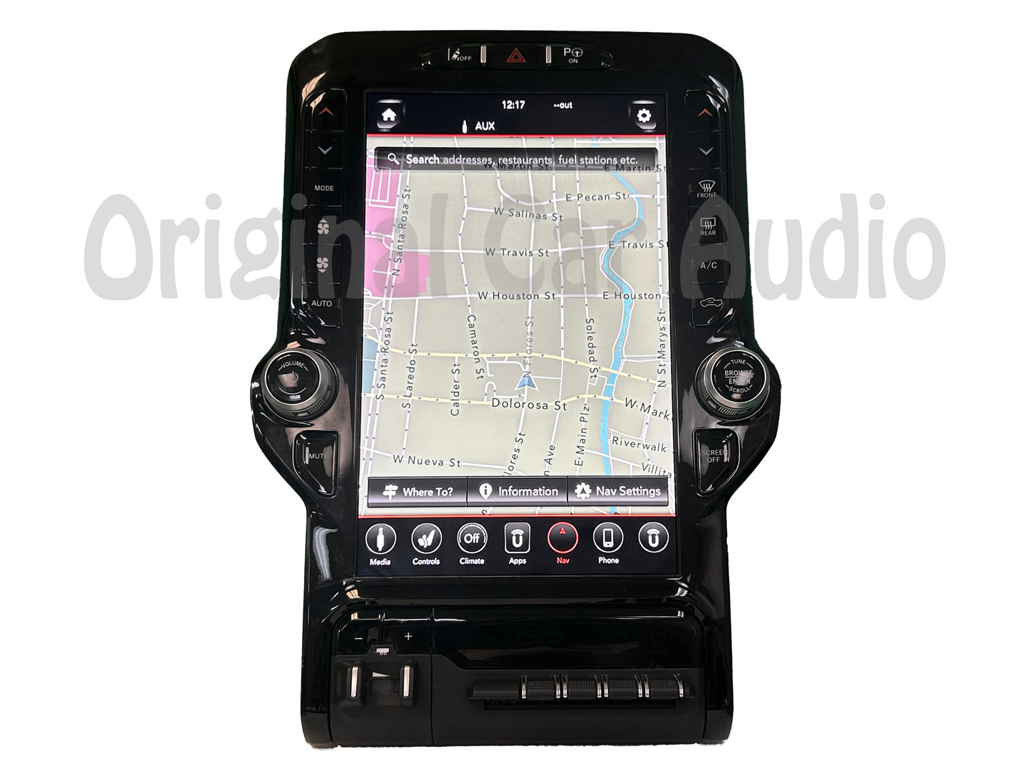 2019 - 2020 Dodge Ram 1500 OEM Navigation Center Stack 12" Touch Screen Display Control Panel