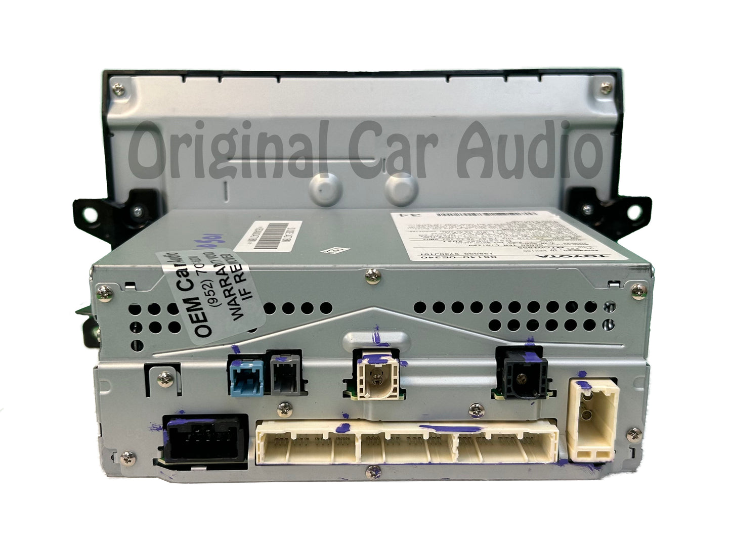 2020-2022 Toyota Highlander OEM AM FM Navigation Radio Display and Receiver