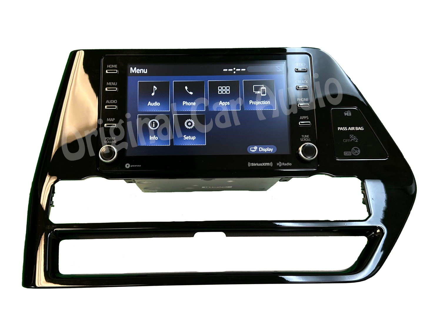 2020-2022 Toyota Highlander OEM AM FM Navigation Radio Display and Receiver W/ Bezel