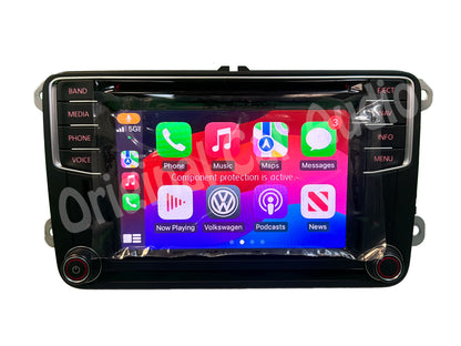 Reman 2016 - 2019 Volkswagen OEM GPS Navigation Sat Bluetooth HD Radio with Apple CarPlay and Android Auto Ready