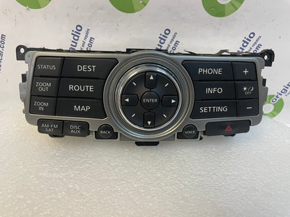 08-15 Infiniti G37 G25 Q40 Q60 OEM NAVIGATION RADIO DISPLAY SCREEN CONTROL PANEL