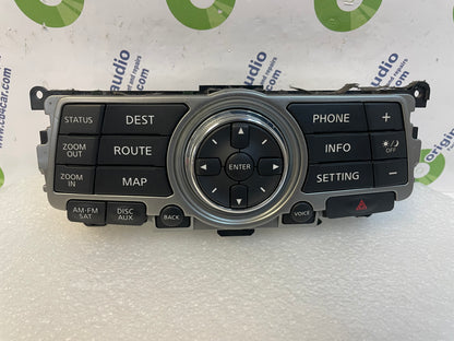 08-15 Infiniti G37 G25 Q40 Q60 OEM NAVIGATION RADIO DISPLAY SCREEN CONTROL PANEL