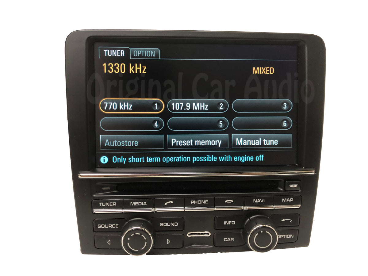 2012 - 2016 Porsche 911 Boxster Carrera Cayman OEM 991 PCM3.1 HDD Touch Screen Navigation DVD Media Receiver Radio 991.642.970