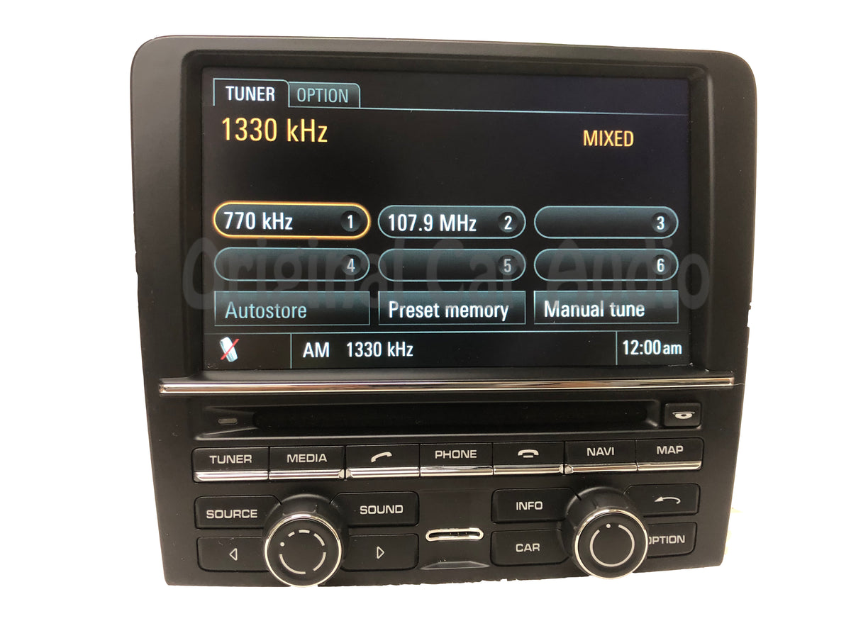 2012 - 2016 Porsche 911 Boxster Carrera Cayman OEM 991 PCM3.1 HDD Touch Screen Navigation DVD Media Receiver Radio 991.642.970