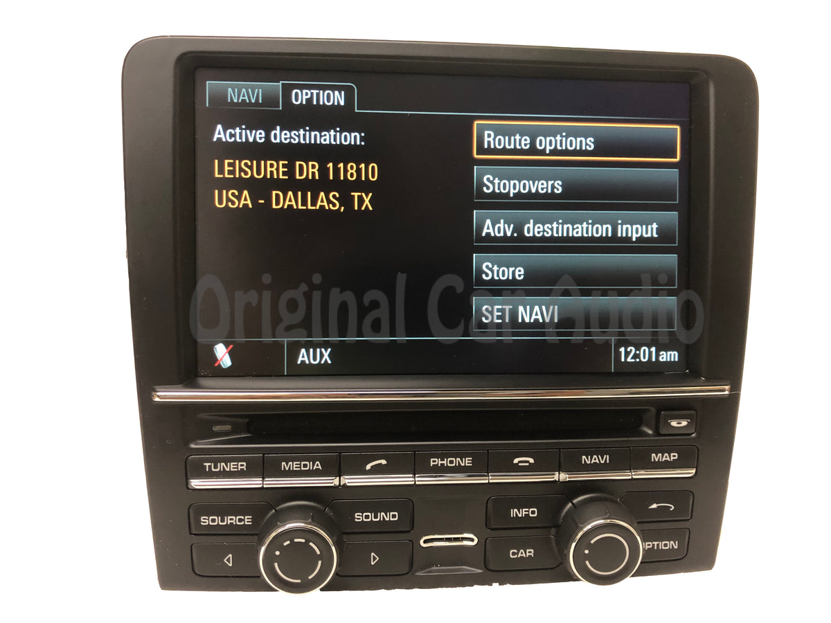 2012 - 2016 Porsche 911 Boxster Carrera Cayman OEM 991 PCM3.1 HDD Touch Screen Navigation DVD Media Receiver Radio 991.642.970