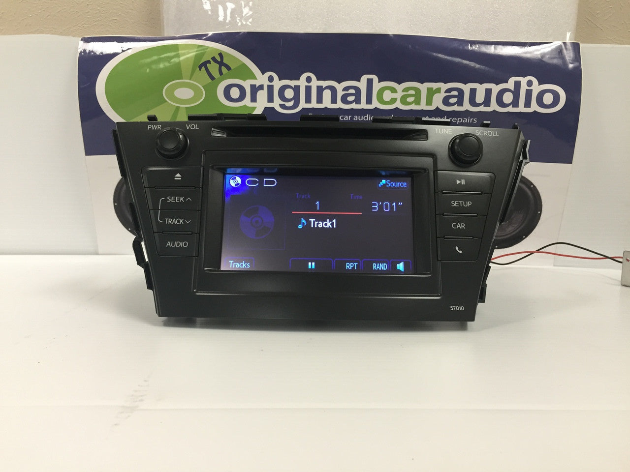 Refurbished 2012-2014 Toyota Prius V OEM Touch Screen Bluetooth AM FM Radio CD Player Receiver 57010