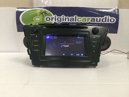 Refurbished 2012-2014 Toyota Prius V OEM Touch Screen Bluetooth AM FM Radio CD Player Receiver 57010