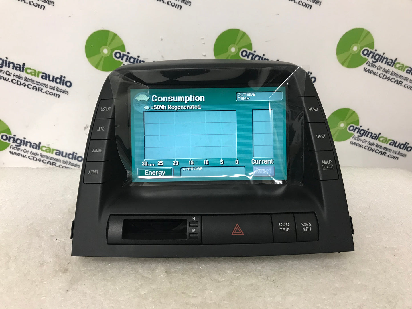 Refurbished 2004 - 2006 Toyota Prius OEM Information Energy Center Display Screen