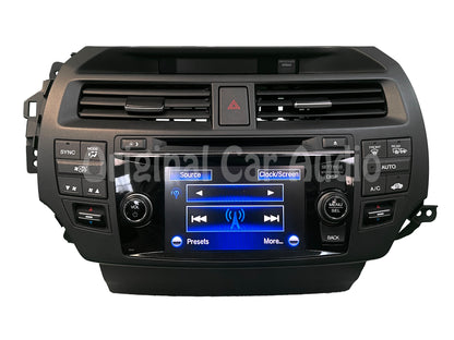 2013 - 2015 Honda Crosstour OEM AM FM CD Player Touchscreen Radio With Bezel