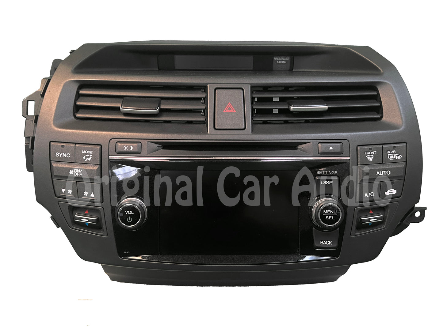 2013 - 2015 Honda Crosstour OEM AM FM CD Player Touchscreen Radio With Bezel