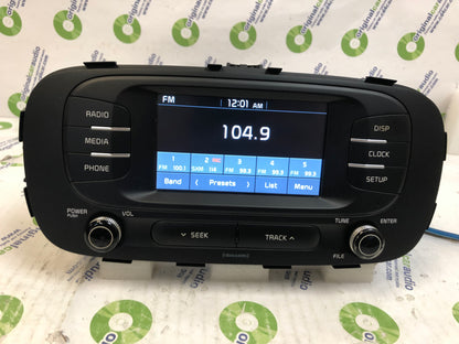 2017 - 2019 Kia Soul OEM Media AM FM XM Radio Receiver