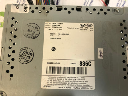 2017 - 2019 Kia Soul OEM Media AM FM XM Radio Receiver