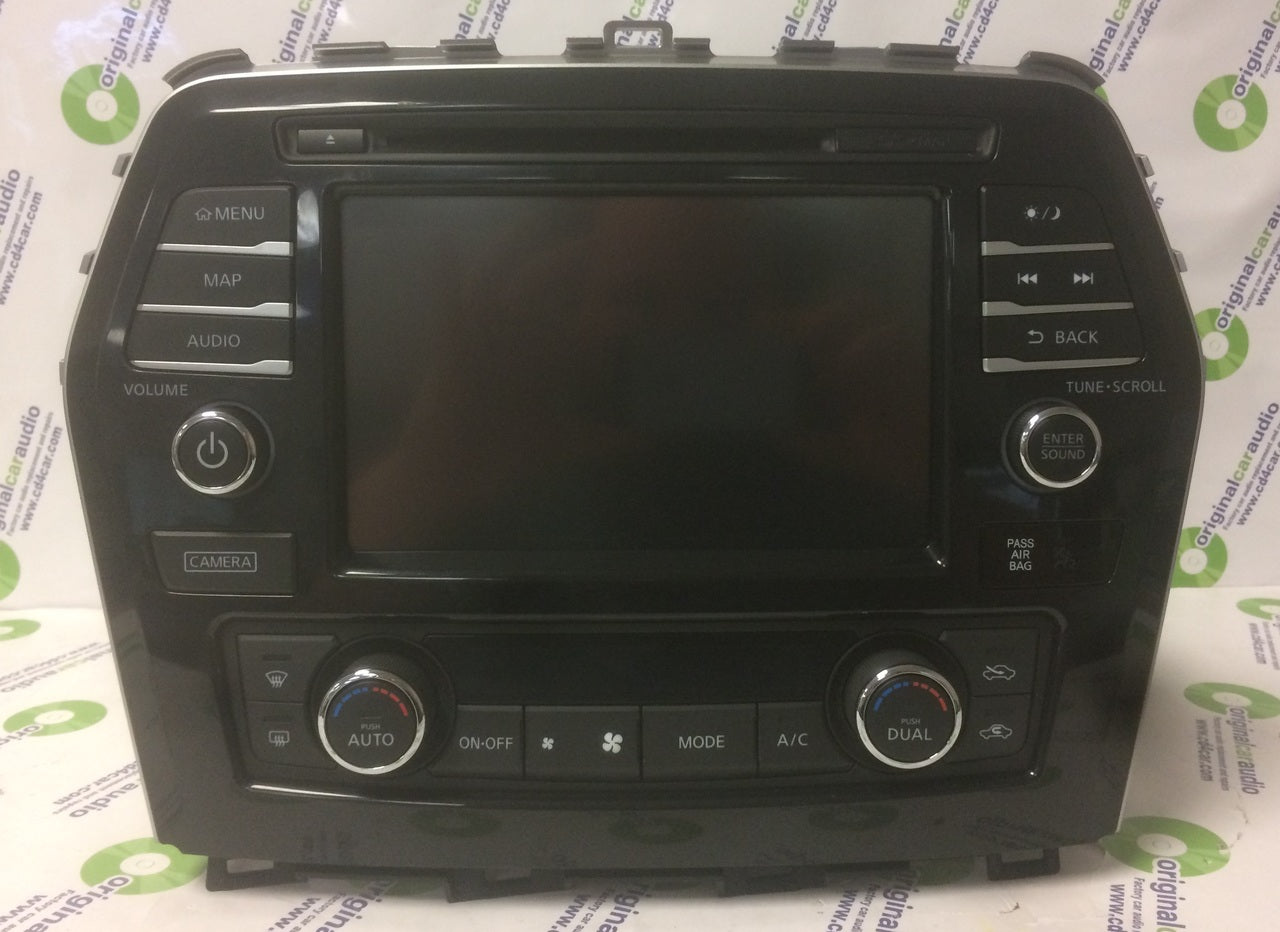 2016 - 2018 Nissan Maxima OEM Touch Screen Navigation AM FM XM Receiver w/ Climate Control CAR PLAY