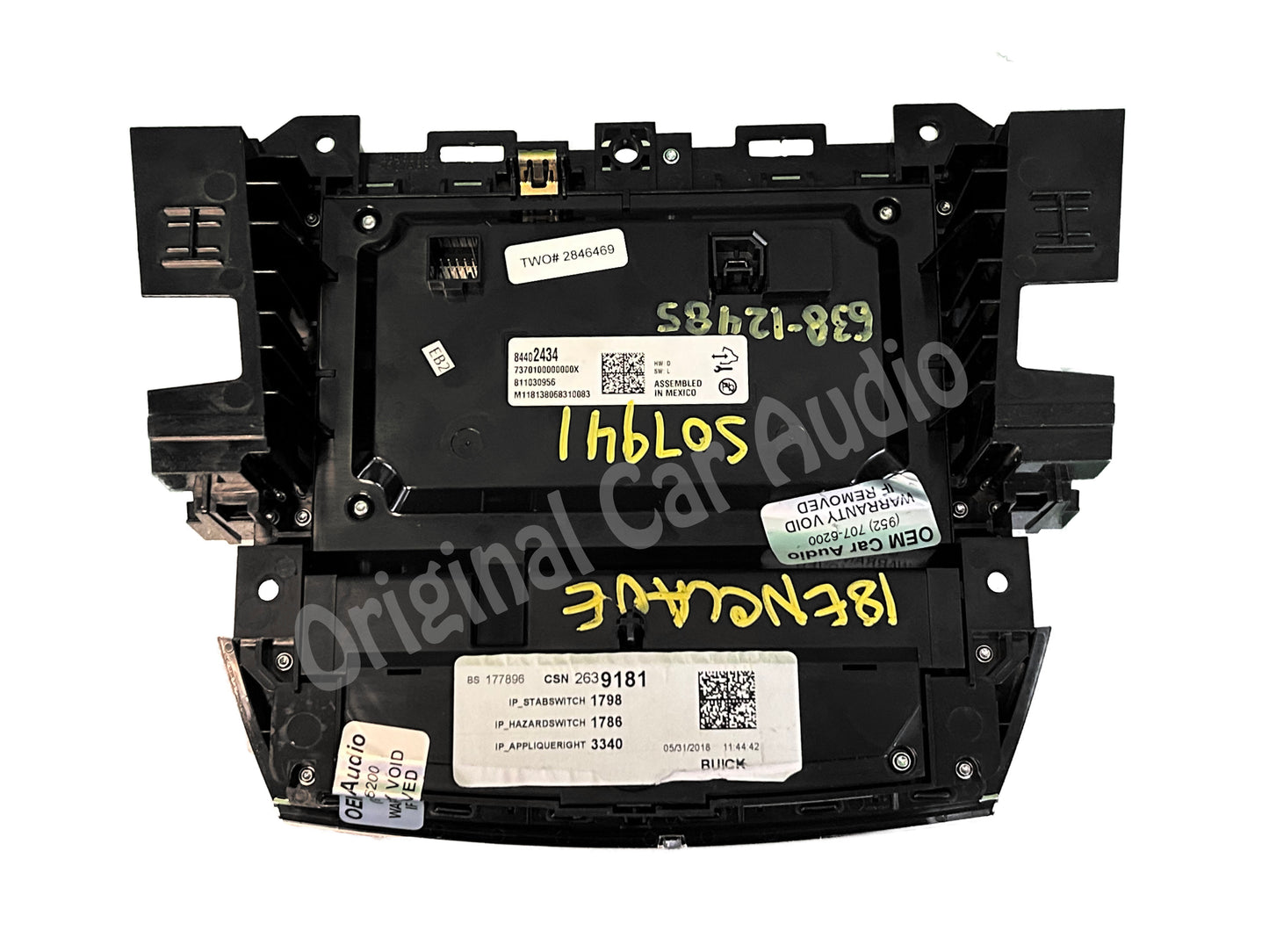 2018 - 2023 Buick Enclave OEM Radio 8" Display Screen Control Panel