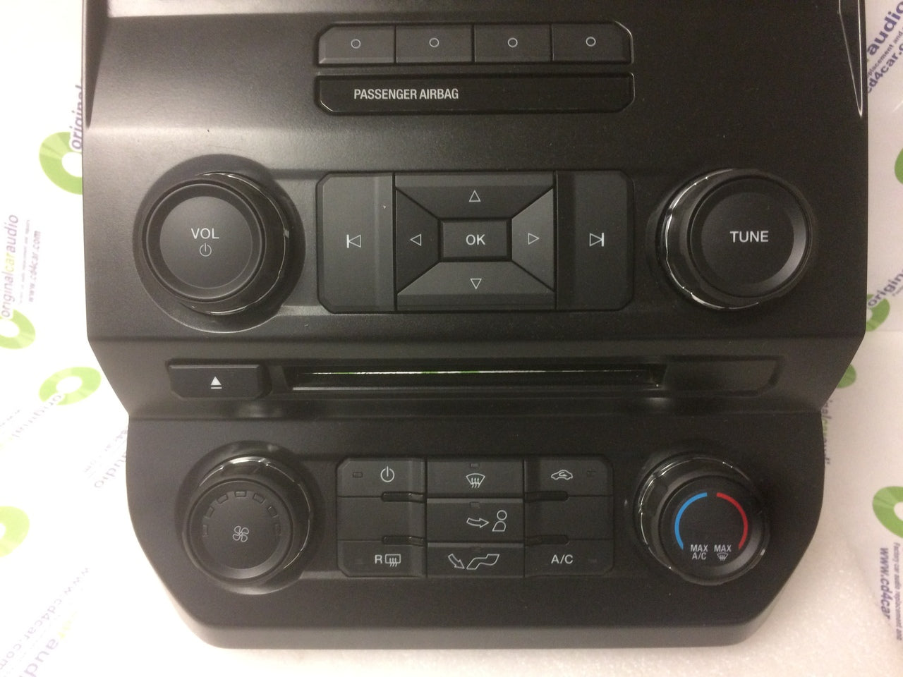 Faceplate 2015 2016 2017 Ford F-150 OEM Radio Single Climate Control Bezel Only