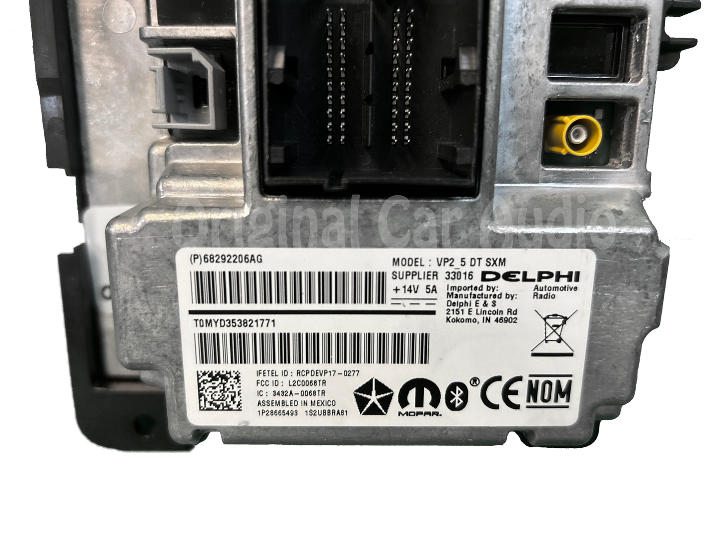 2019 - 2022 Ram 2500 3500 OEM AM FM Radio Uconnect 5" Display Receiver VP2_5 DT SXM