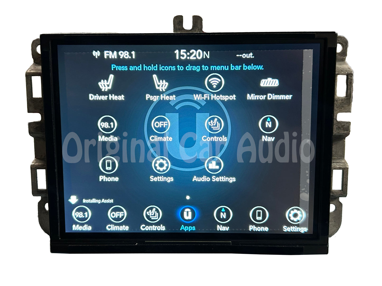 2021 -2022 Jeep Renegade OEM AM FM Radio Media Display Screen Receiver
