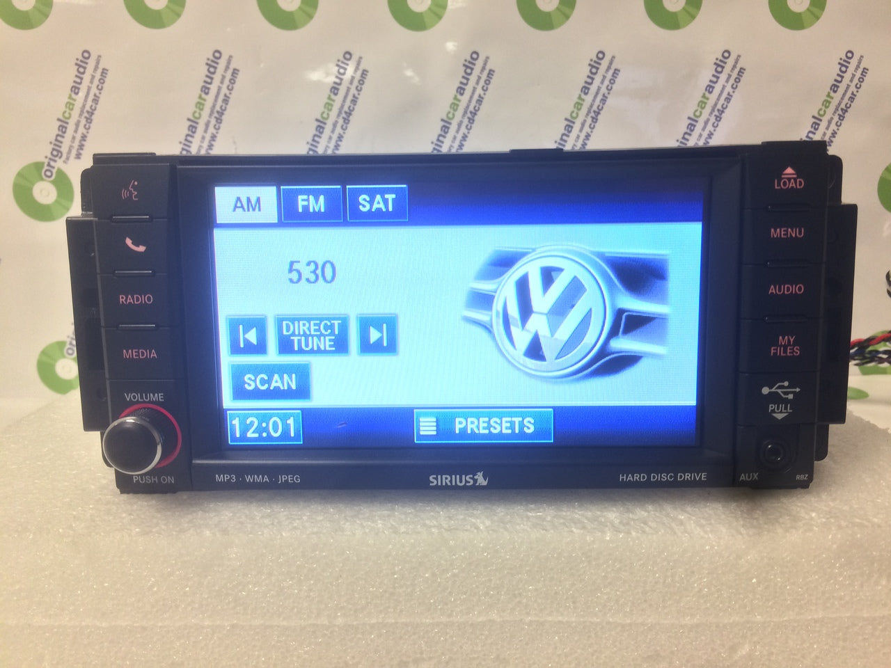 2012 2013 2014 VW Volkswagen Routan OEM MYGIG AM FM Radio Touch Screen MP3 SAT CD Player Receiver RBZ
