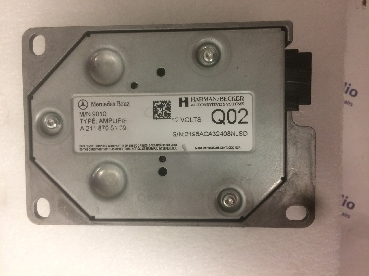 2007 - 2012 MERCEDES GL ML OEM Factory AMPLIFIER HARMAN BECKER AMP