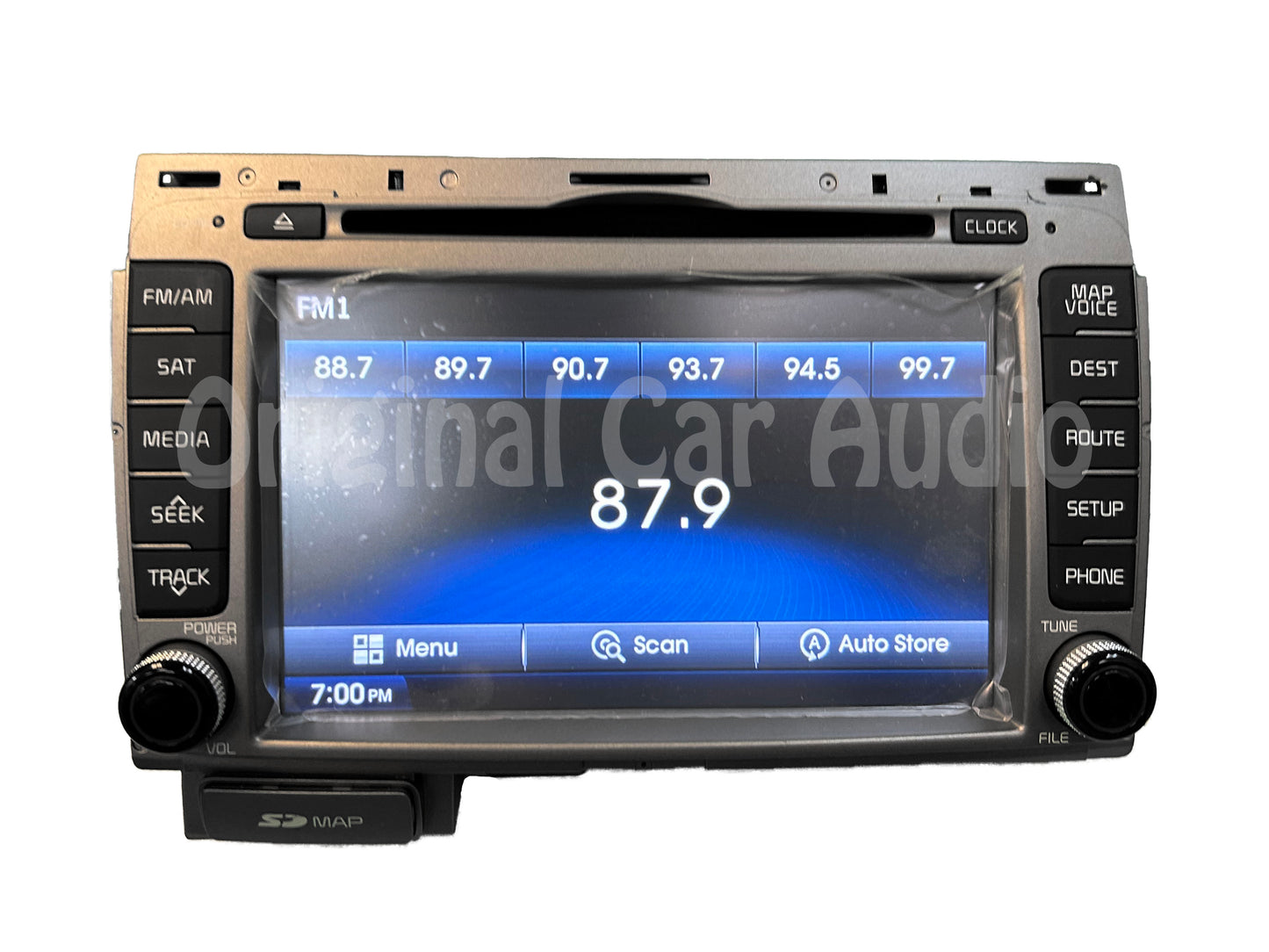 2015 Kia Sportage OEM Navigation AM FM Radio SD Card CD Player Receiver Grey