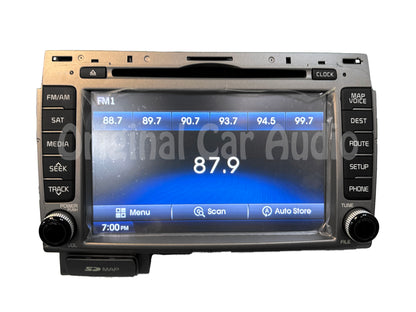 Reman 2015 Kia Sportage OEM Navigation AM FM Radio SD Card CD Player Receiver Grey