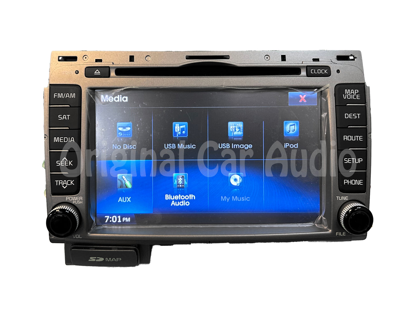 2015 Kia Sportage OEM Navigation AM FM Radio SD Card CD Player Receiver Grey