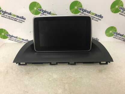 2014 - 2016 Mazda 3 OEM Information Navigation Display System BHP1 61 1J0D Cosmetic damage