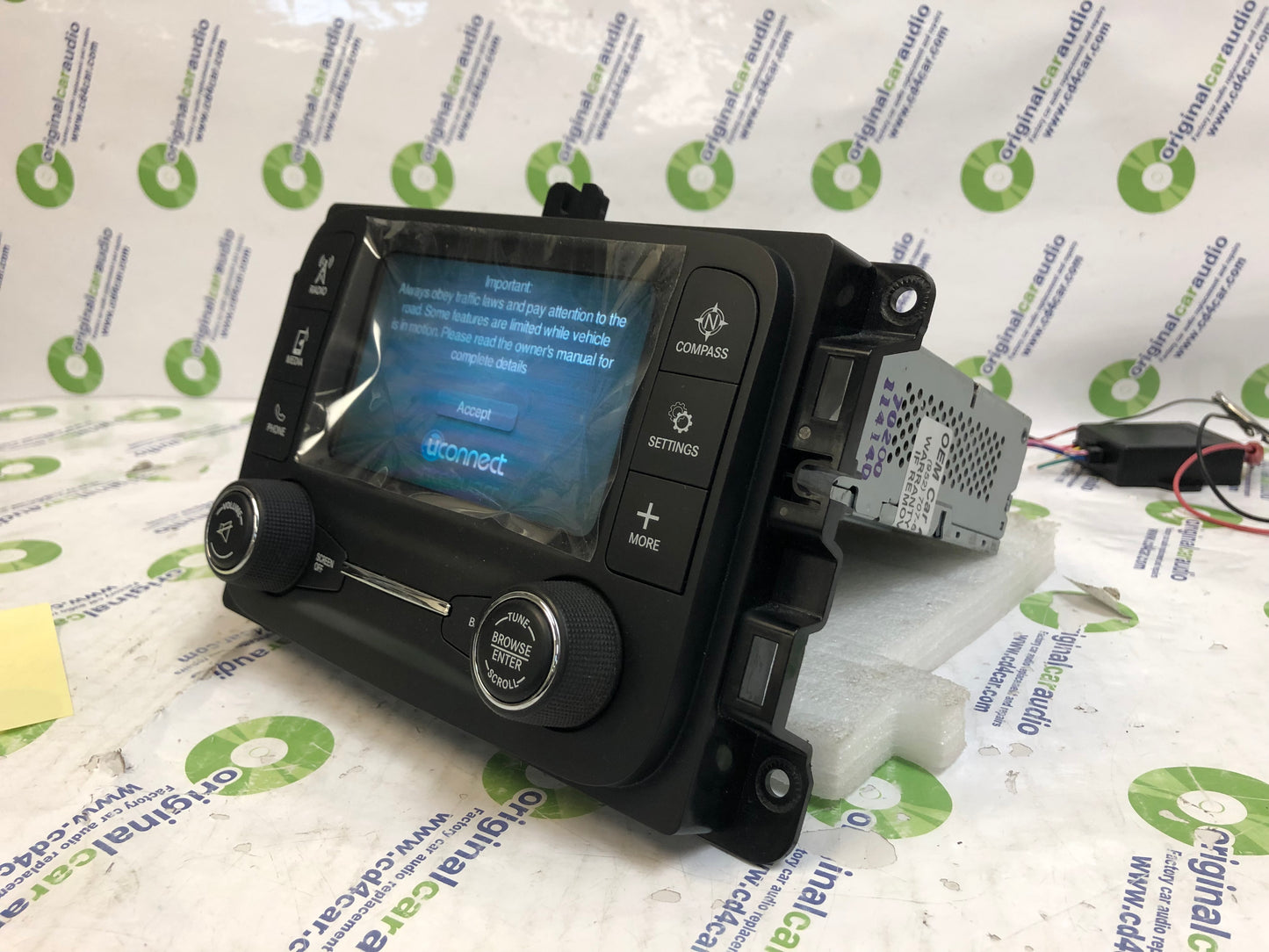 Remanufactured 2013 2014 2015 2016 Dodge Ram Truck Uconnect Multi Media Radio Bluetooth VP2 RA2 Long Block