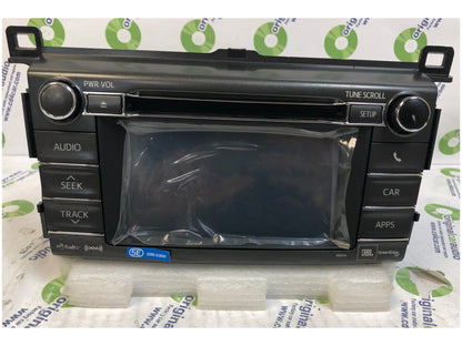 Refurbished 2013 - 2015 Toyota Rav4 JBL OEM AM FM Entune Touch Screen Bluetooth Unit 100074