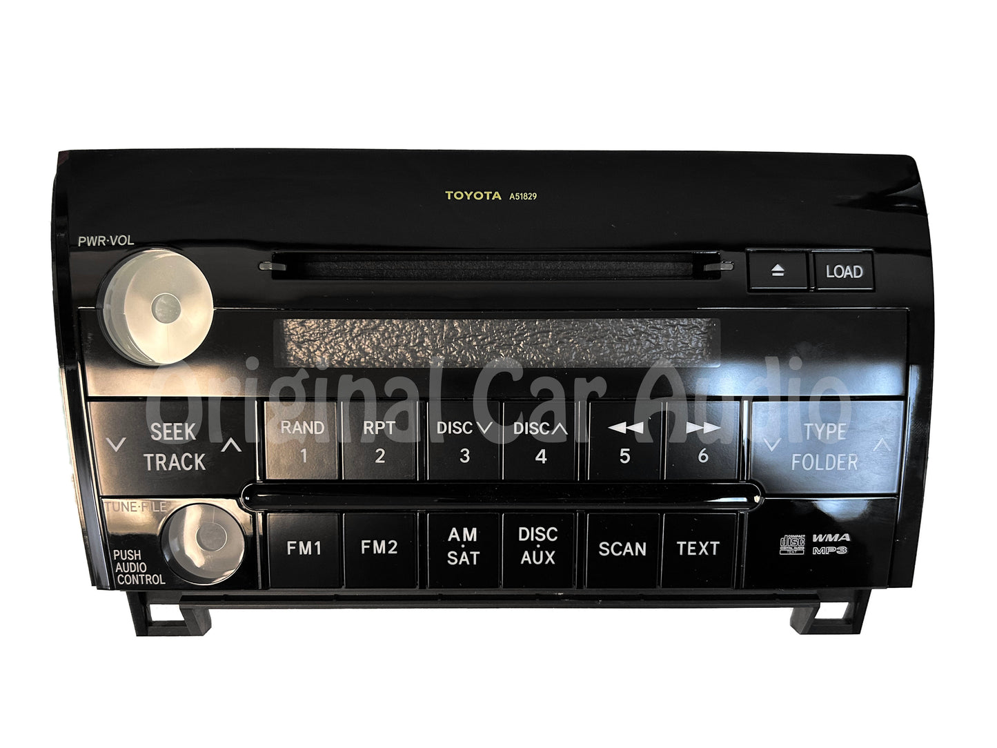NEW Replacement 2007 - 2012 TOYOTA Tundra OEM Stereo Radio Faceplate Only A51829