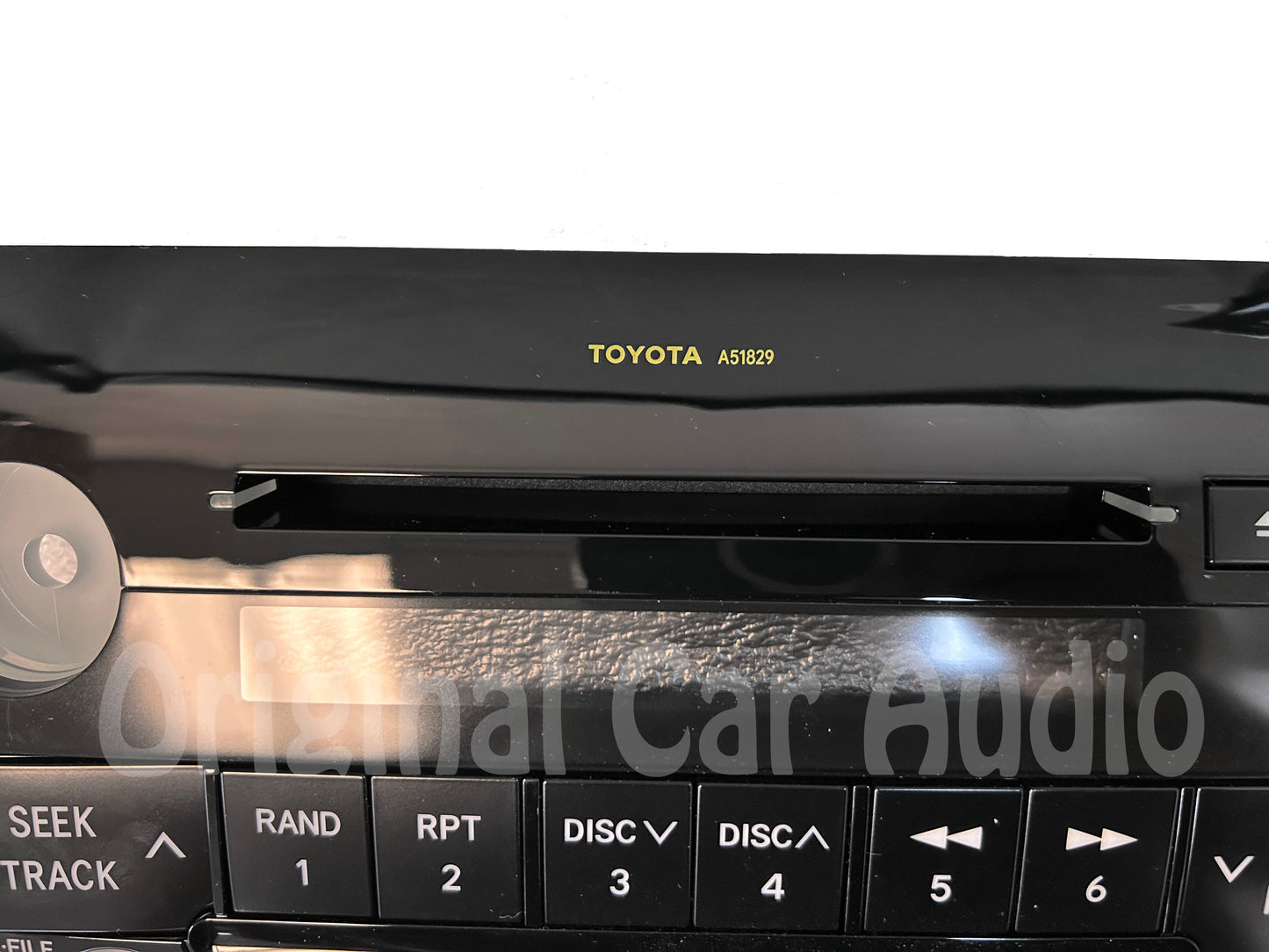 NEW Replacement 2007 - 2012 TOYOTA Tundra OEM Stereo Radio Faceplate Only A51829