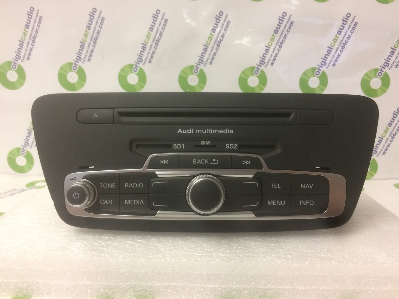 2015 - 2016 Audi A3 OEM Navigation Multimedia AM FM Radio SD Sim Card  CD Player