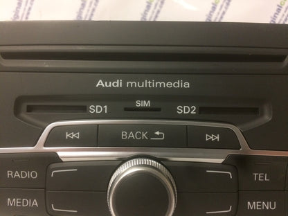 2015 - 2016 Audi A3 OEM Navigation Multimedia AM FM Radio SD Sim Card  CD Player