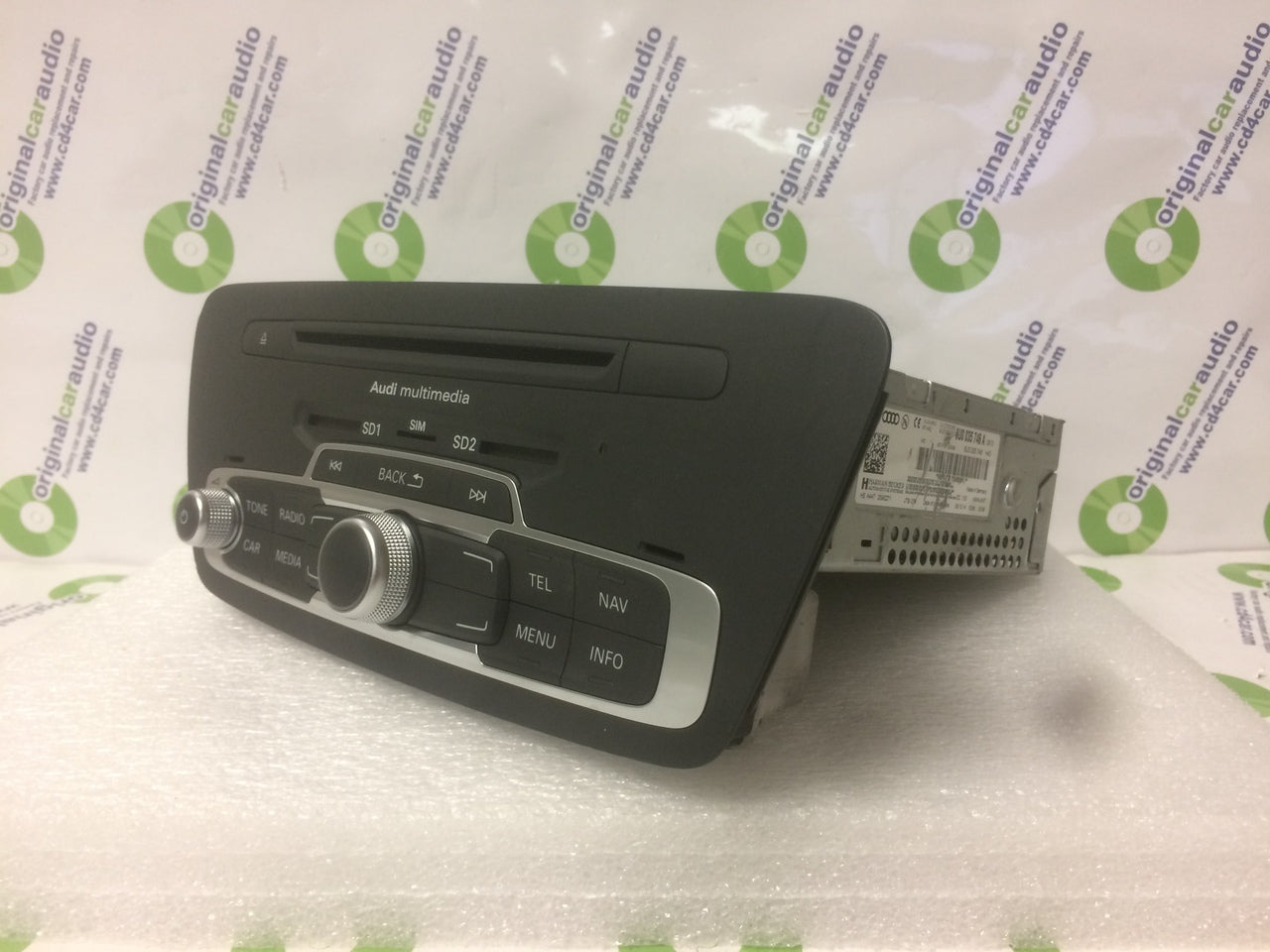 2015 - 2016 Audi A3 OEM Navigation Multimedia AM FM Radio SD Sim Card  CD Player