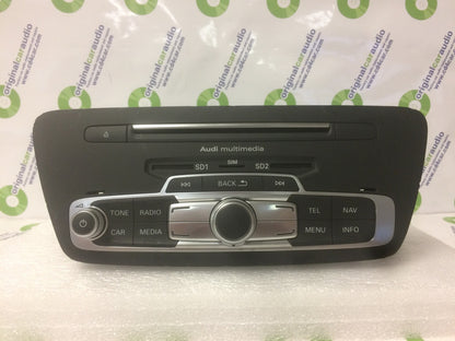 2015 - 2016 Audi Q3 Quattro OEM Navigation Multimedia AM FM Radio SD Sim Card CD Player