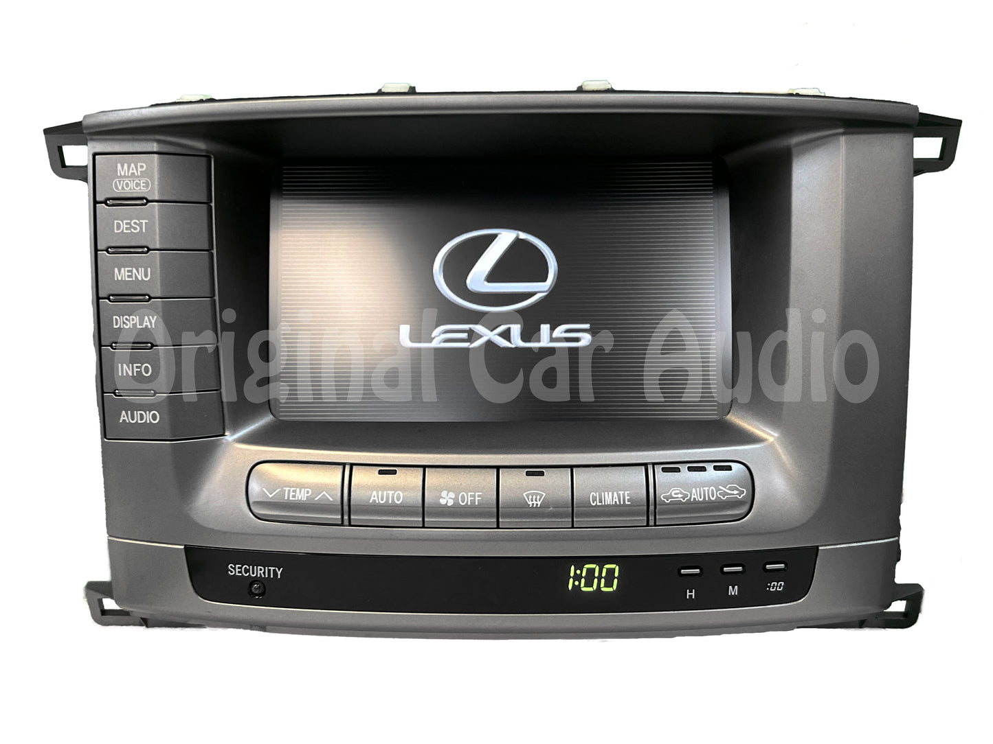 Refurbished 2004 - 2007 LEXUS LX470 OEM GPS NAVIGATION SCREEN DISPLAY MFD CLIMATE CONTROL