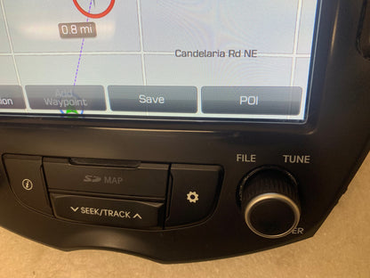 2015 - 2017 Hyundai Veloster Radio Receiver W/ Navigation 96560-2V7114SD