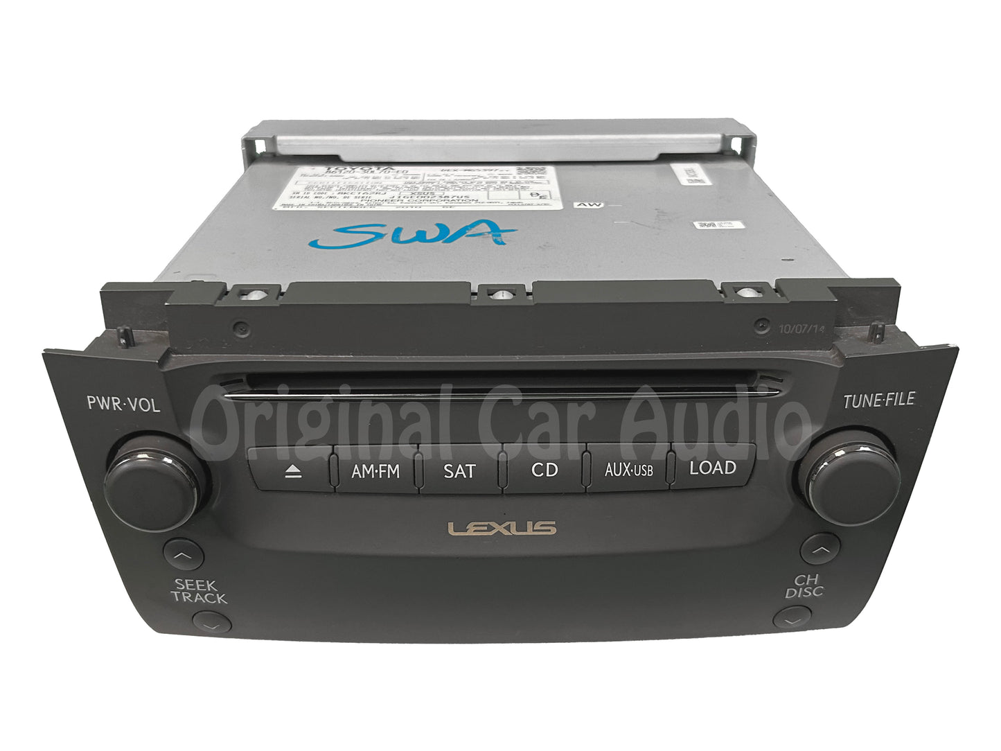 2010 - 2011 Lexus GS350 GS460 OEM Gray 6 CD AM FM SAT USB Radio Receiver P1879