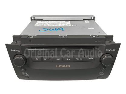 2010 - 2011 Lexus GS350 GS460 OEM Gray 6 CD AM FM SAT USB Radio Receiver P1879