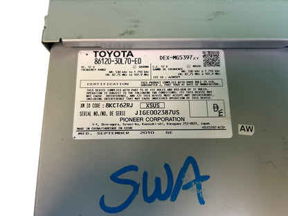 2010 - 2011 Lexus GS350 GS460 OEM Gray 6 CD AM FM SAT USB Radio Receiver P1879