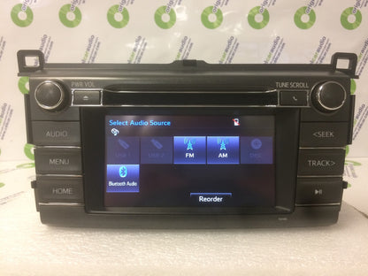 2013 - 2017 Toyota Rav4 Touch Screen AM FM Radio CD Player Receiver 100189