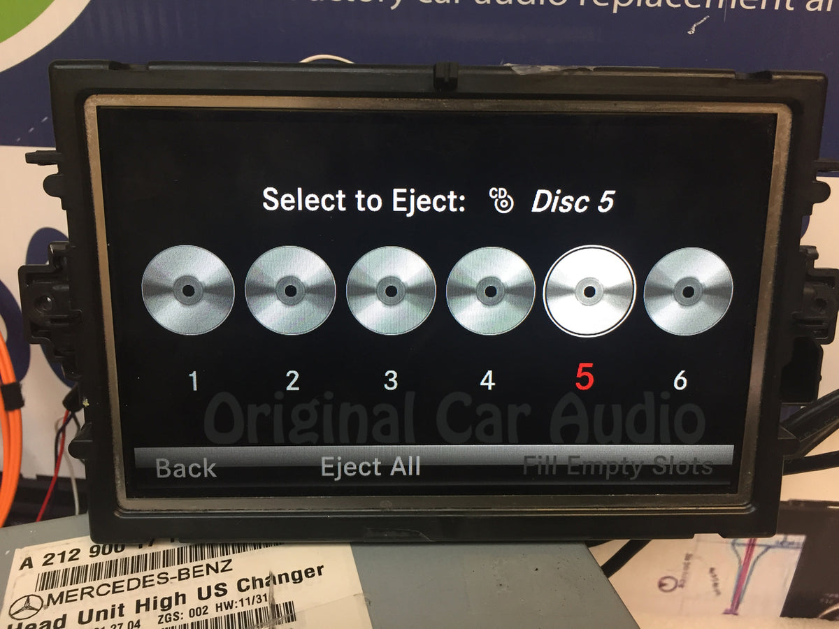 2012 - 2014 MERCEDES-BENZ C GL ML SLK Class OEM Information Display Screen