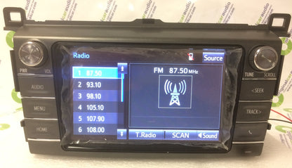 2013 - 2017 Toyota Rav4 Refurbished Touch Screen AM FM Radio USB Player Receiver 100561