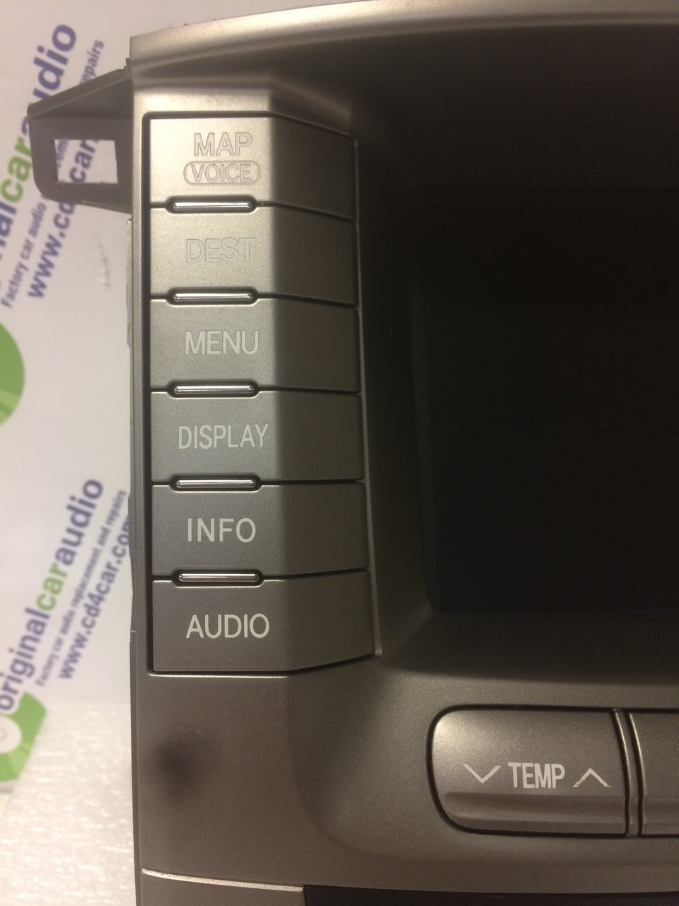 2002 - 2004 Toyota Land Cruiser OEM Denso Navigation Display Screen