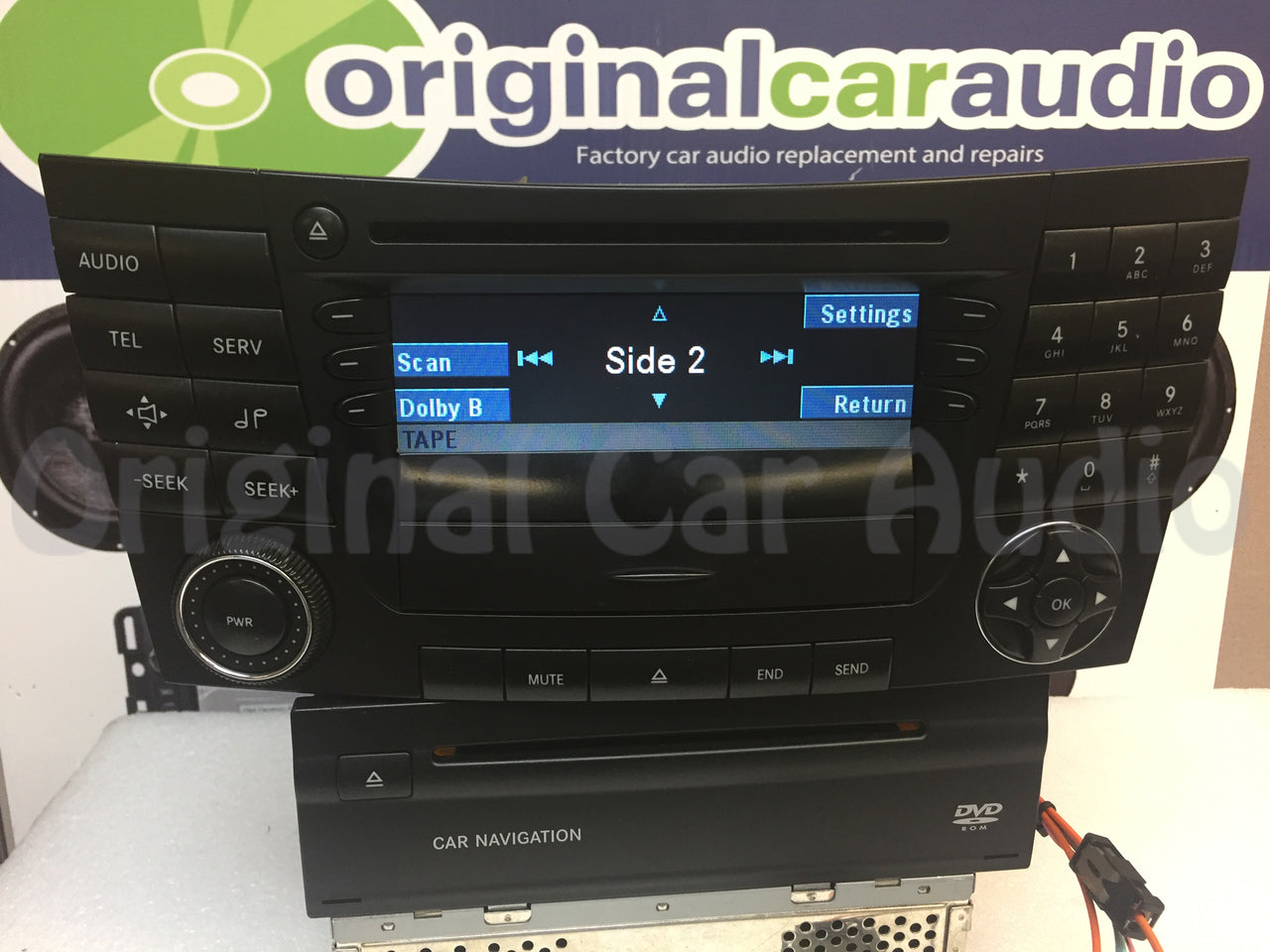 Mercedes Benz E-Class CLS-Class AM FM Tape CD Player