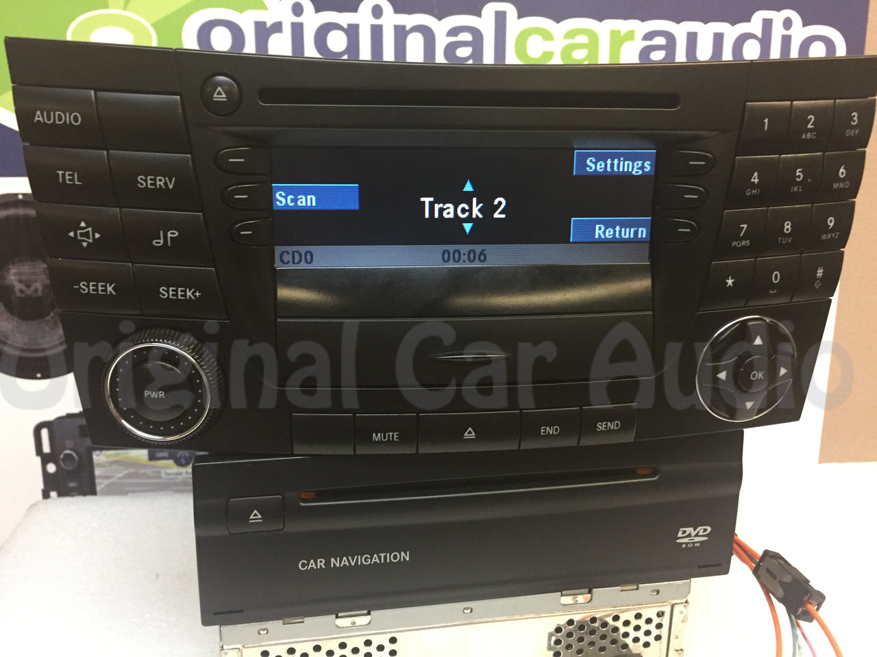 Mercedes Benz E-Class CLS-Class AM FM Tape CD Player